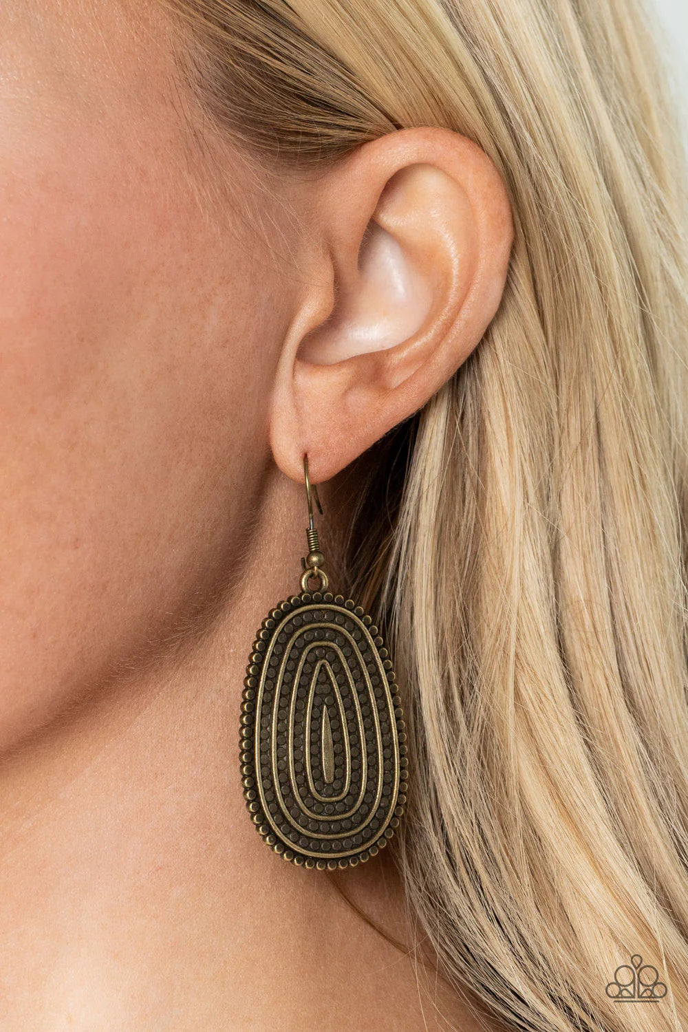 Earrings ~ Desert Climate Brass