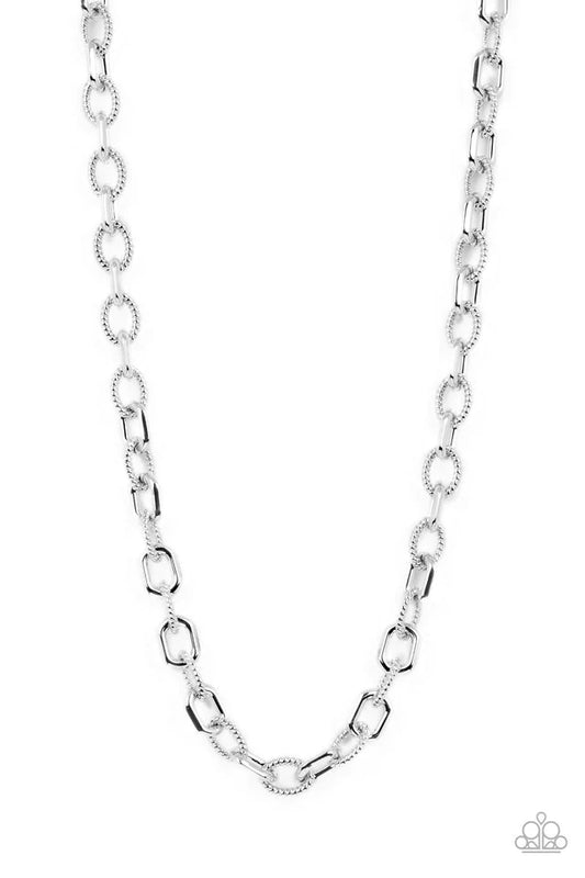 Necklace ~ Modern Motorhead Silver