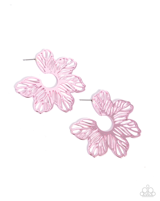 Earrings ~ Floral Fame Pink