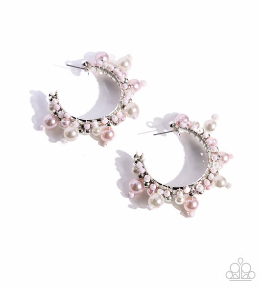 Earrings ~ Elite Expense Pink