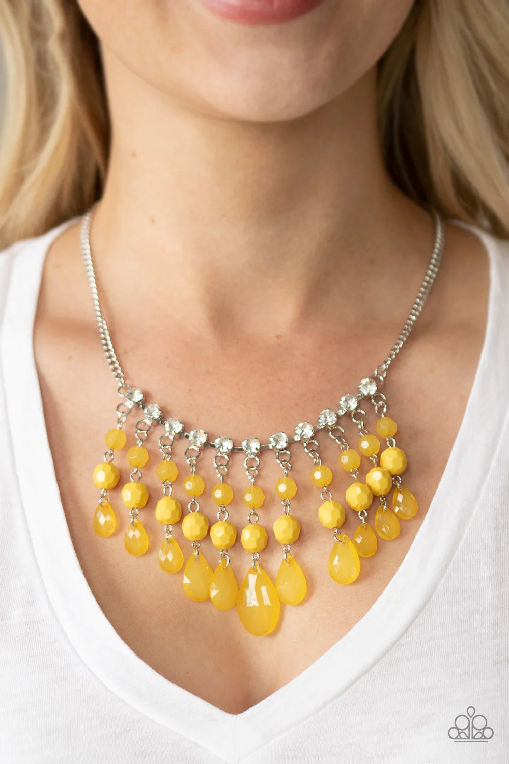 Necklace ~ Social Network - Yellow