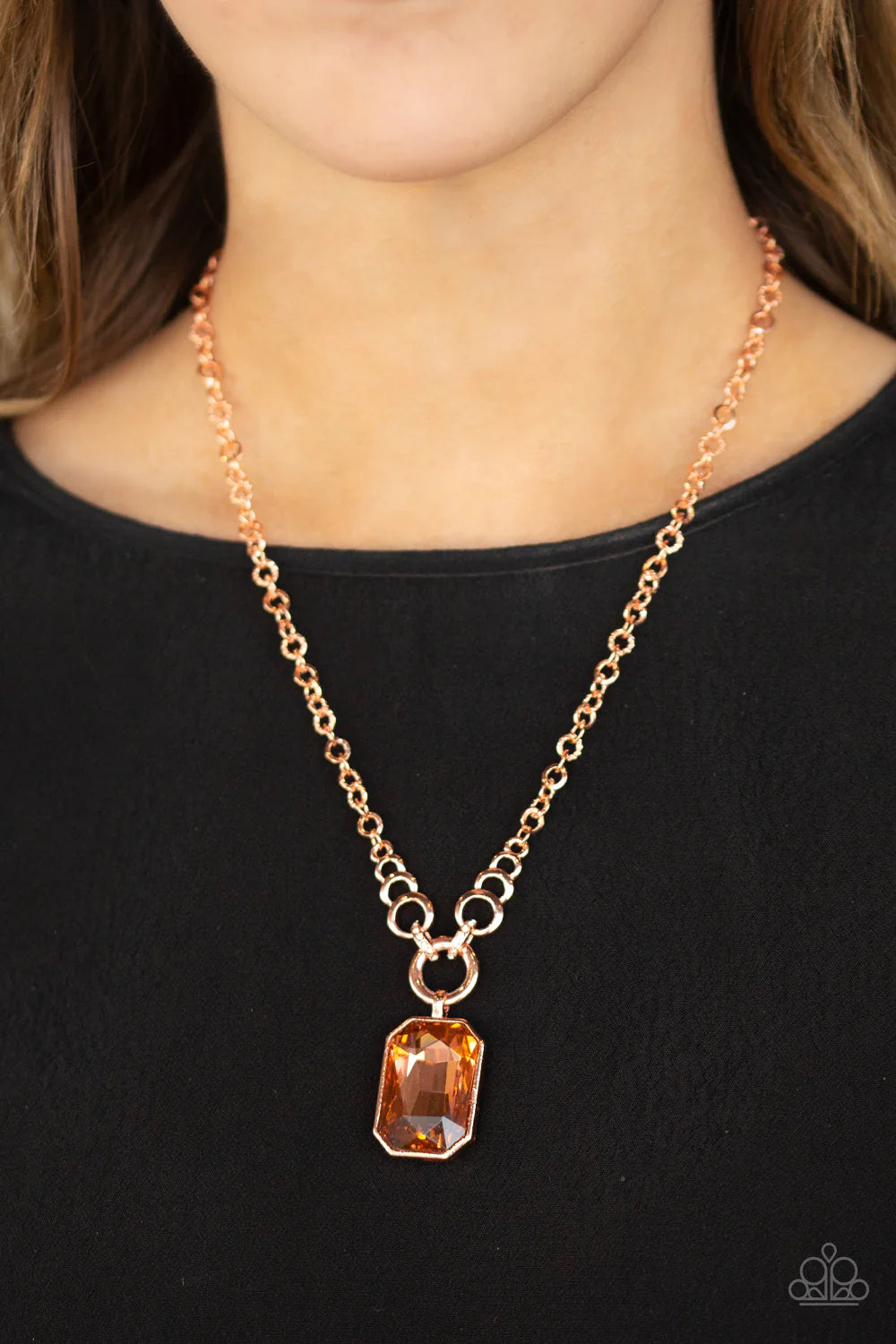 Necklace ~ Queen Bling Copper