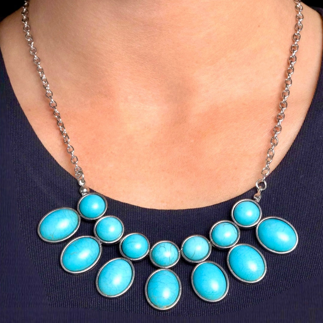 Necklace ~ Environmental Impact - Blue