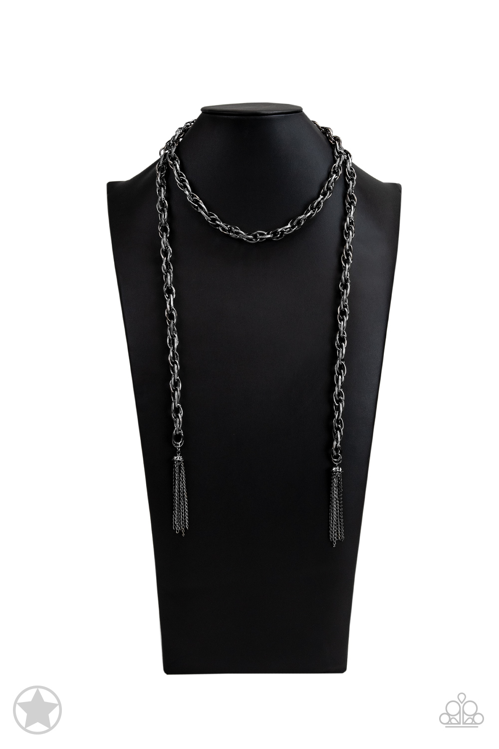 Necklace ~ Scarfed for Attention Gunmetal