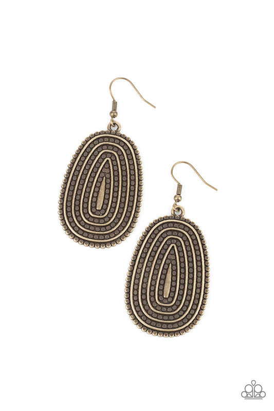 Earrings ~ Desert Climate Brass