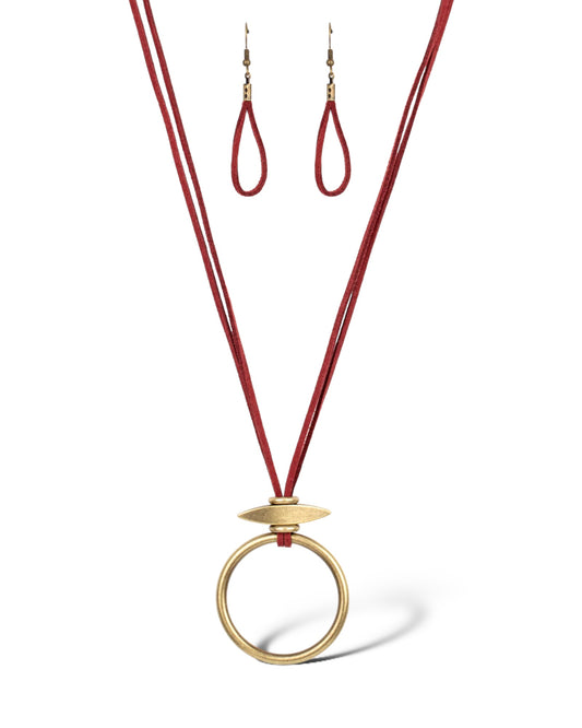 Necklace ~ Noticeably Nomad - Red