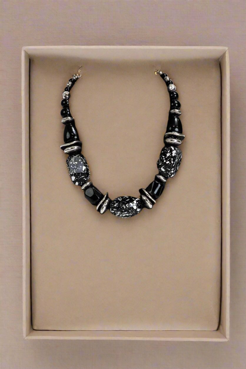 Necklace ~ In Good Glazes Black _Nabijewels_3