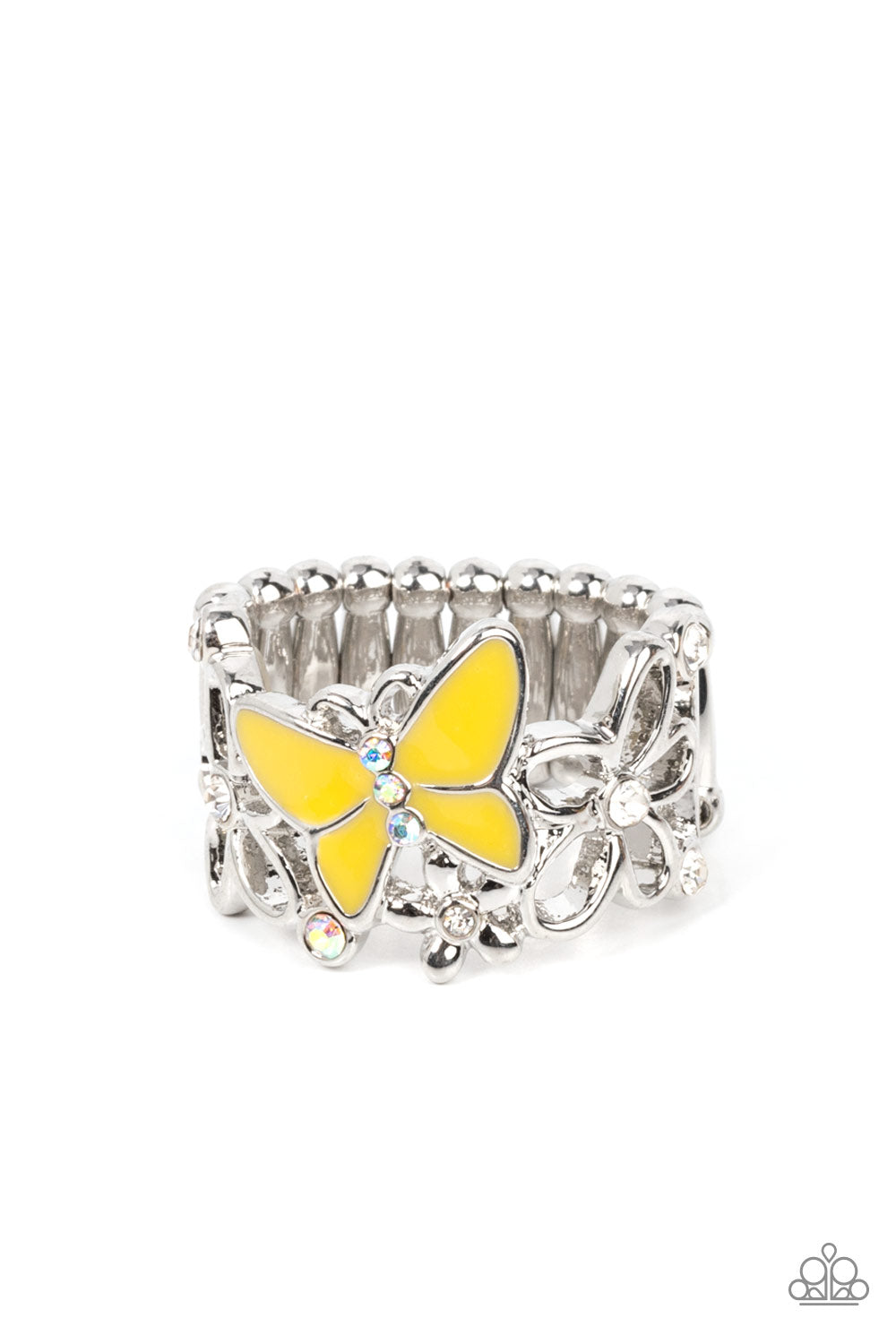 Rings ~ Yellow Butterfly Silver