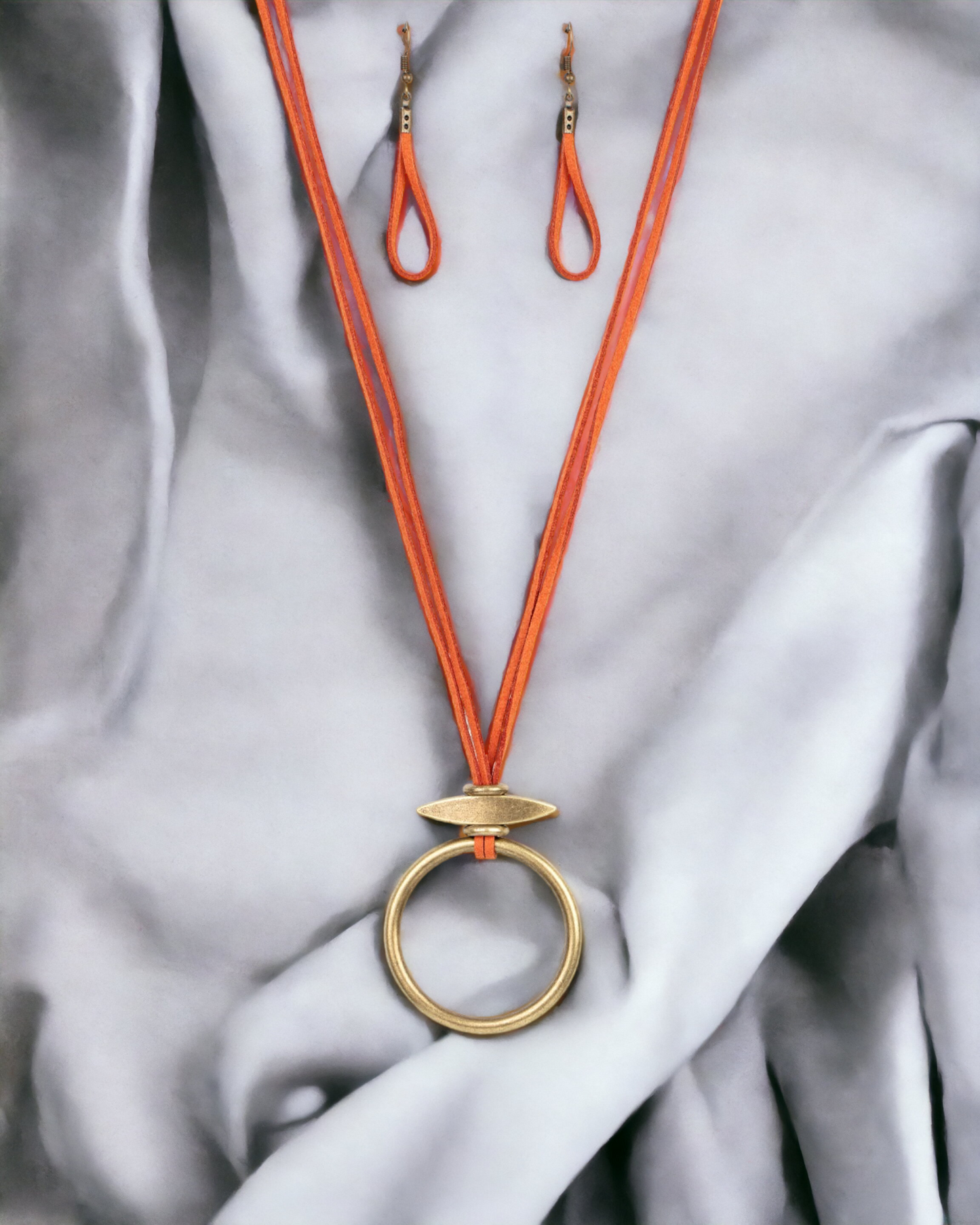 Necklace ~ Noticeably Nomad - Orange